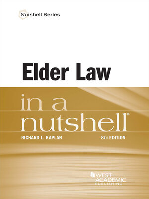 cover image of Elder Law in a Nutshell